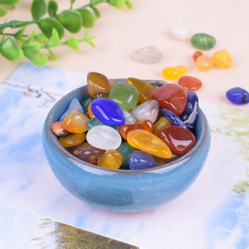 Colorful rough large crystal gravel - Oriental Buddha Karma  -  - 