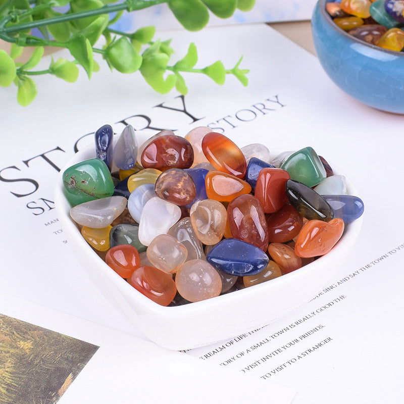 Colorful rough large crystal gravel - Oriental Buddha Karma  -  - 