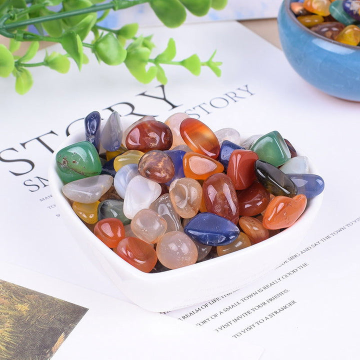 Colorful rough large crystal gravel - Oriental Buddha Karma  -  - 