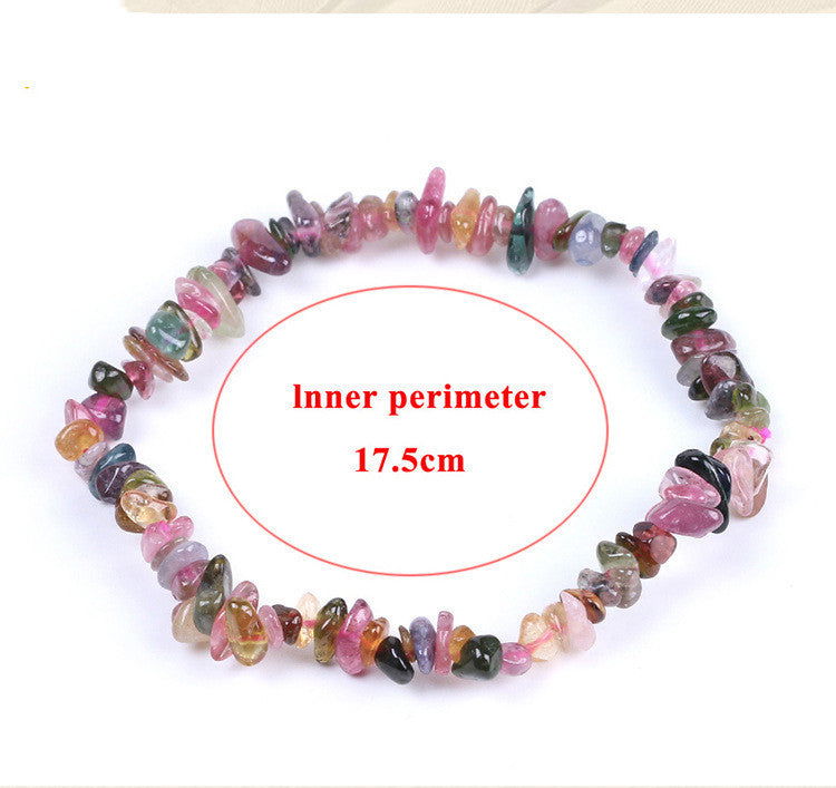 Handmade Crystal Chip Irregular Gravel Bracelet Female - Oriental Buddha Karma  -  - 