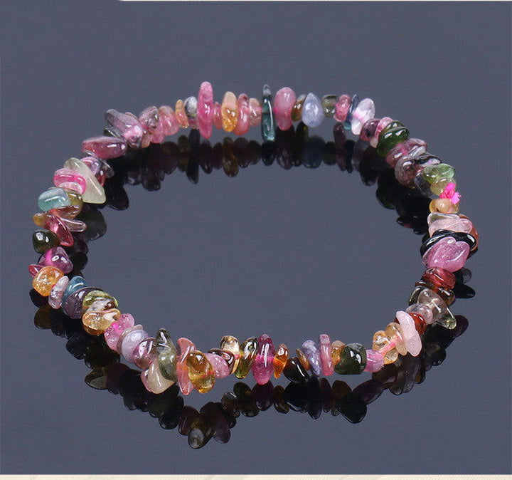 Handmade Crystal Chip Irregular Gravel Bracelet Female - Oriental Buddha Karma  -  - 