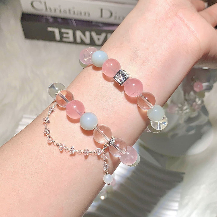 Natural crystal bracelet DIY tassel bracelet - Oriental Buddha Karma  -  - 