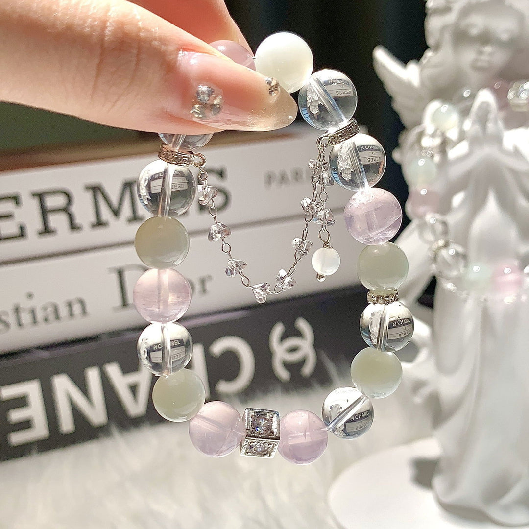 Natural crystal bracelet DIY tassel bracelet - Oriental Buddha Karma  -  - 