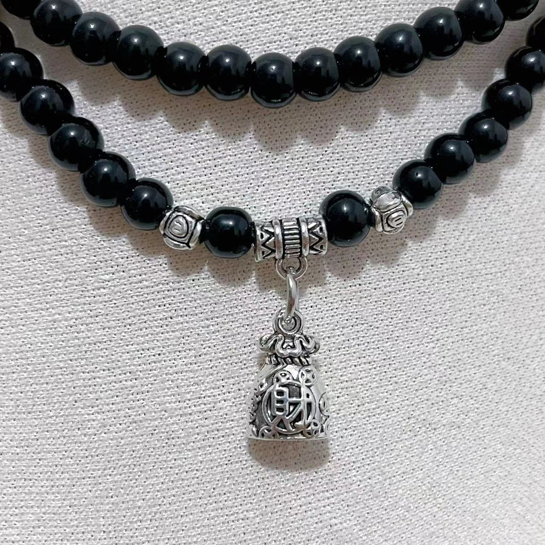 Retro Fortune Cat Money Bag Peaceful Bracelet National Style Multi-layer Bracelet - Oriental Buddha Karma  -  - 