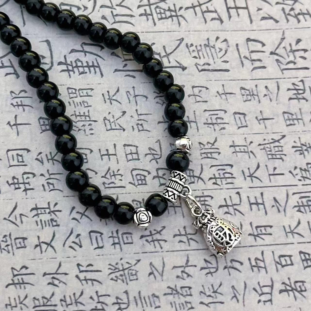 Retro Fortune Cat Money Bag Peaceful Bracelet National Style Multi-layer Bracelet - Oriental Buddha Karma  -  - 